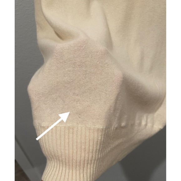 ATHLETA Round Neck Tan Cashmere Sweatshirt - Picture 6 of 7